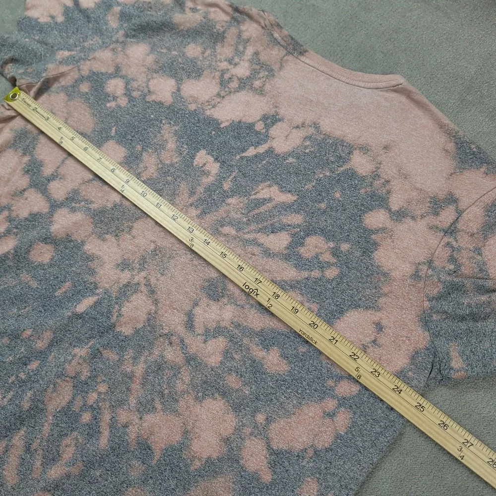 Polo Ralph Lauren T-Shirt XL Mens Pink Grey Bleach Tie Dye Pocket Tee Pony Logo
